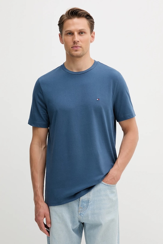 

Хлопковая футболка Tommy Hilfiger, синий