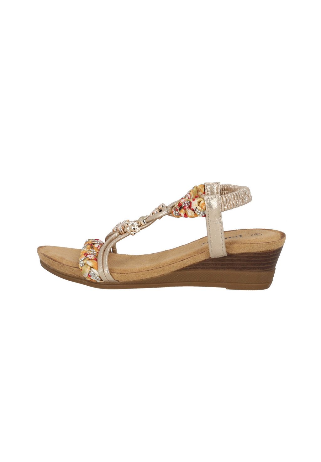 Сандалии с манжетой на щиколотке ISOTORA - Wedge sandals Palado, золотой