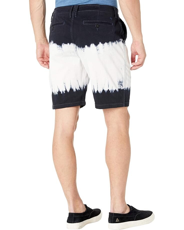 

Шорты Lucky Brand Stretch Tie-Dye Flat Front Shorts, цвет Blue Stripe