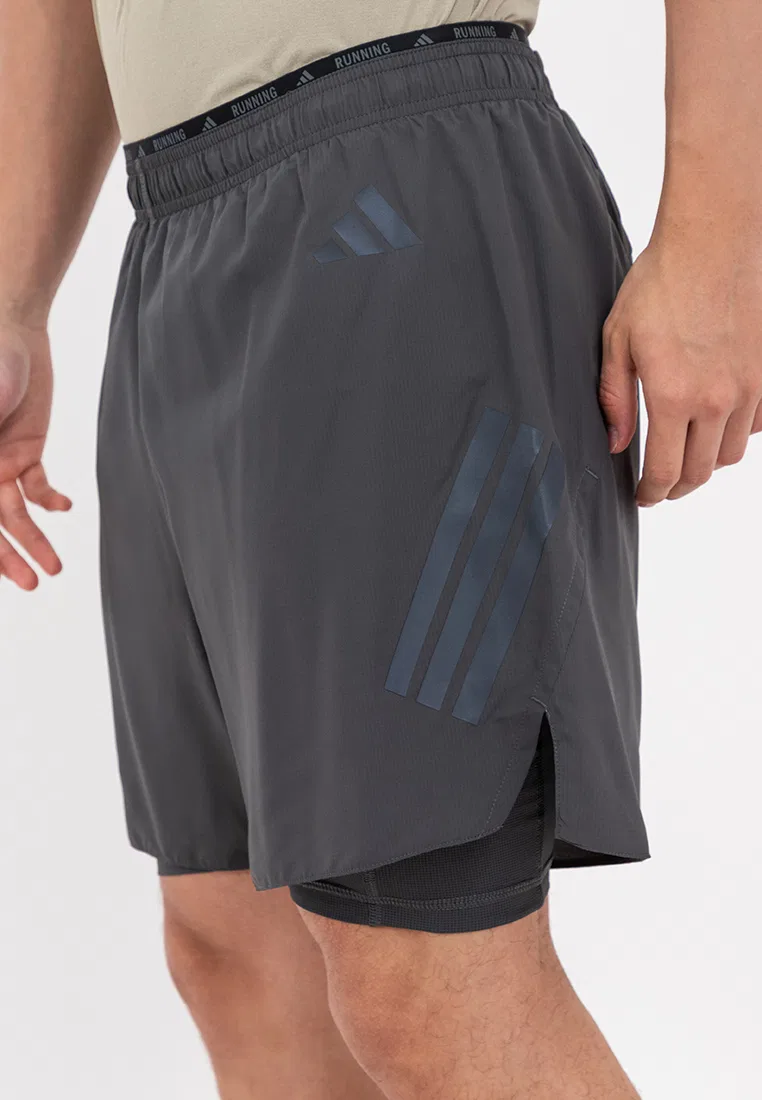 Шорты спортивные 2-в-1, Formotion, adidas, черные — фото 4