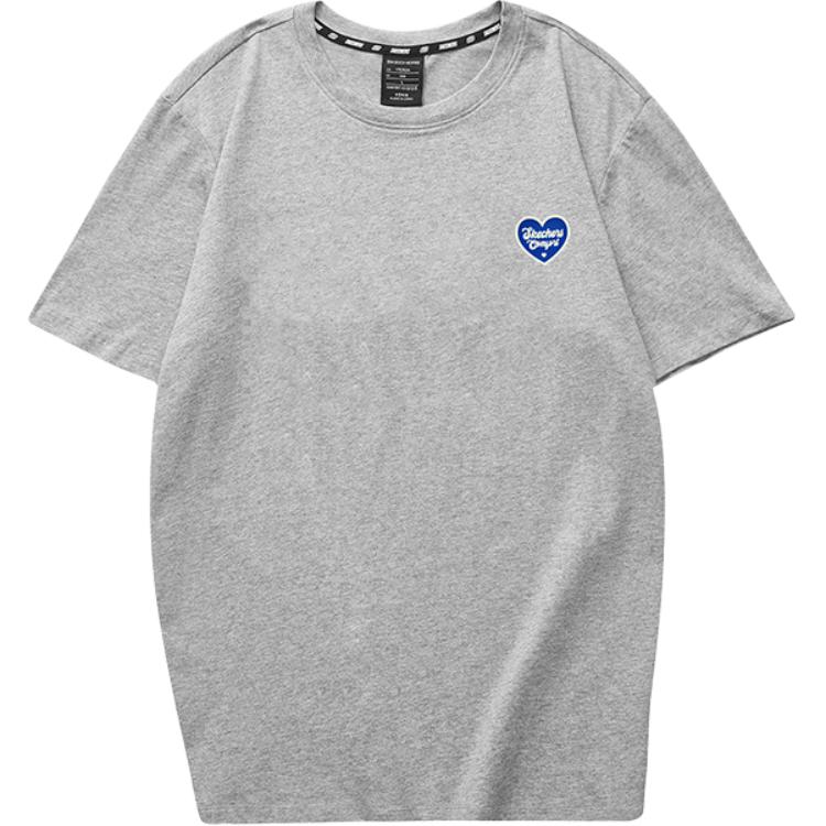 

Футболка Unisex Medium Heather Gray 004F Skechers, серый