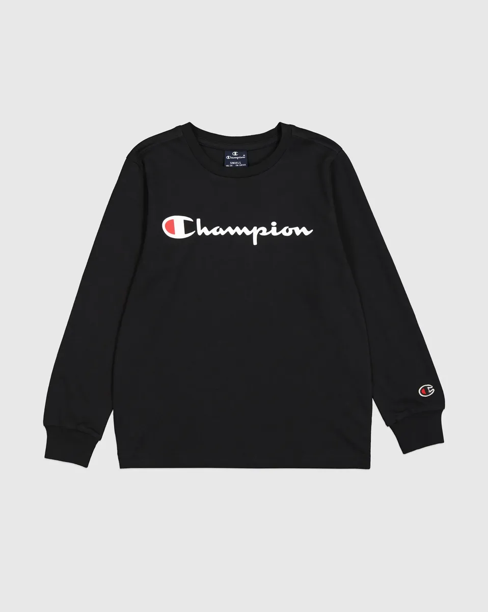 

Рубашка Champion с длинными рукавами "Long Sleeve T-Shirt", цвет Nbk