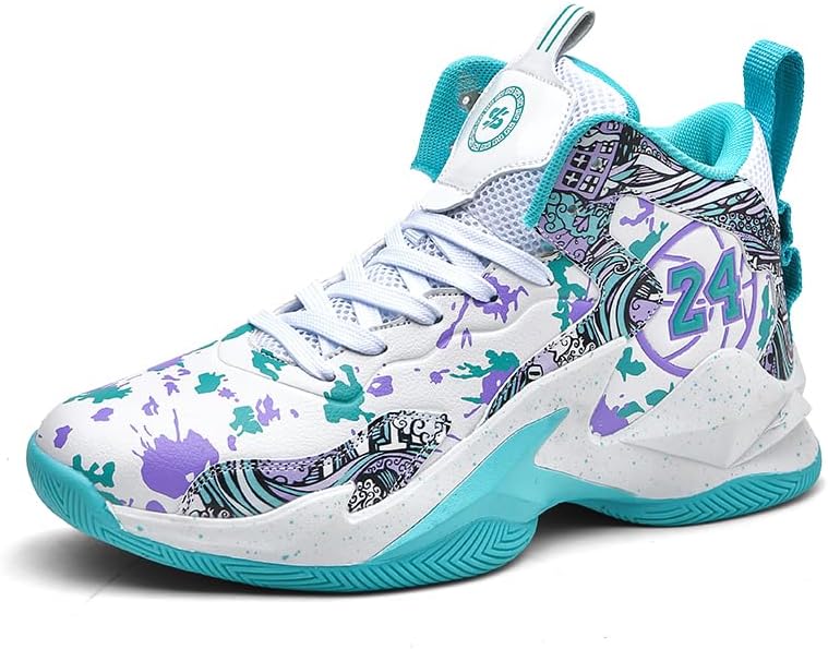 

Баскетбольные кроссовки для мальчика, легкие модные кеды Jevaloo, белый