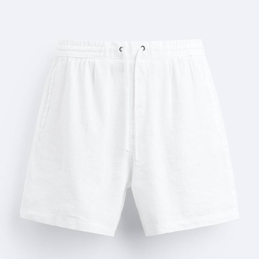 

Шорты Zara Linen - Cotton, белый