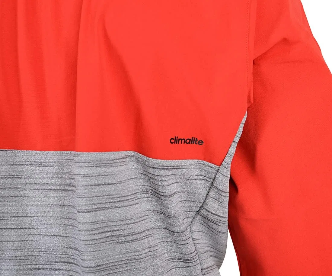 Мужская ветровка adidas Anorak, красный/черный/серый — фото 2