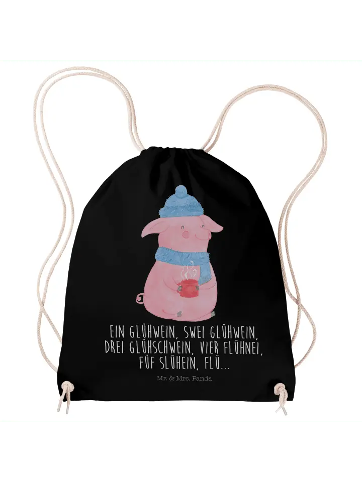 

Спортивная сумка Mr. & Mrs. Panda, черный