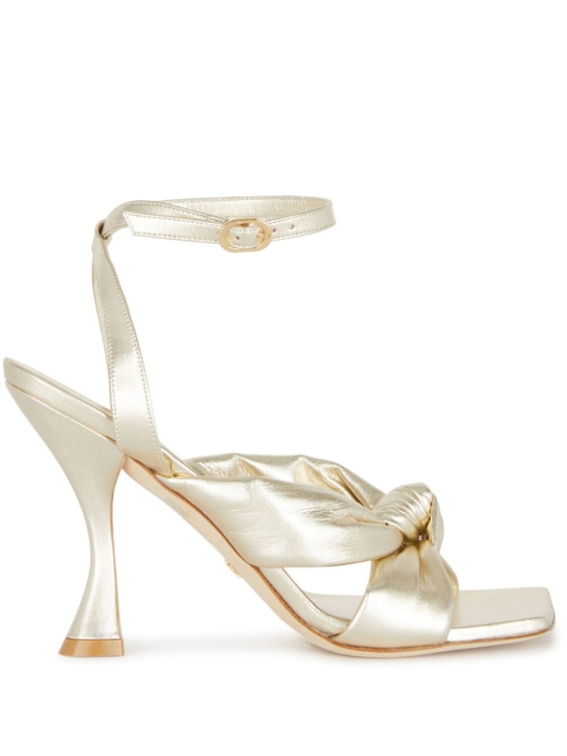 Сандалии Playa 100 мм Stuart Weitzman, золотой