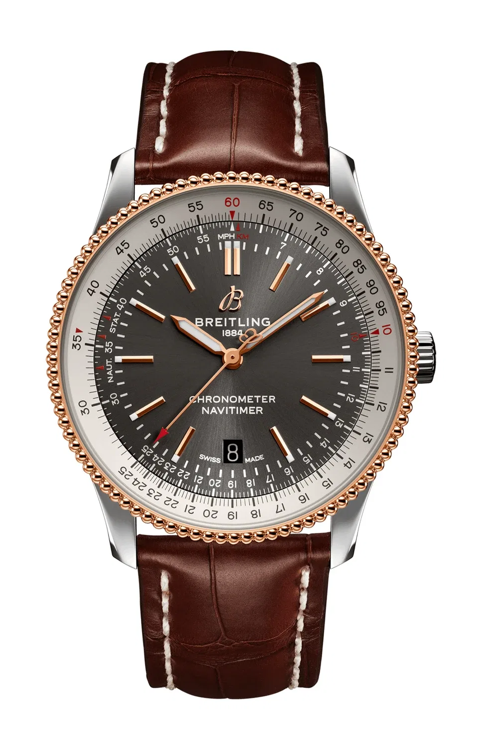 НАВИТАЙМЕР АВТОМАТИК 41 - U17326211M1P1 BREITLING, золотой