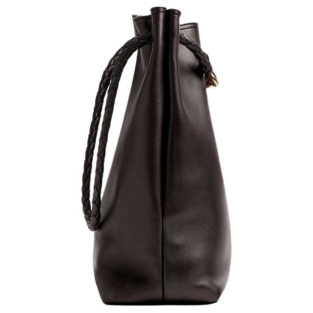 Bottega Veneta Сумка Andiamo серии из коровьей кожи, женская наплечная сумка chocolate brown — фото 3