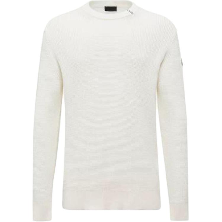 

Свитер с нашивкой-логотипом Moncler, белый