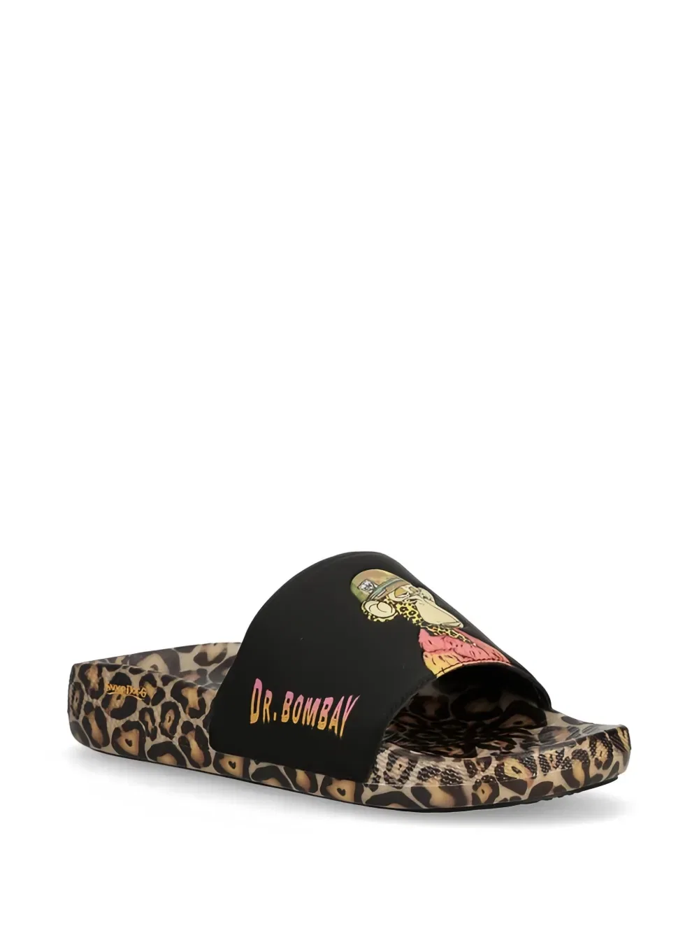 Шлепанцы с леопардовым принтом из коллаборации со Snoop Dogg Skechers, черный — фото 2