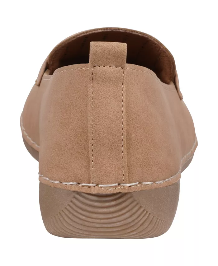 Женские лоферы Danita с декоративными элементами GC Shoes, коричневый/бежевый — фото 3