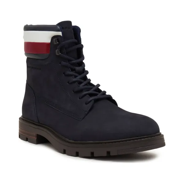 

Корпоративные треккинговые туфли Hilfiger из нубука Tommy Hilfiger, синий