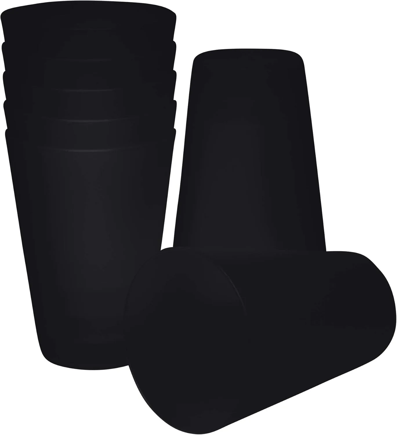 Чашки для напитков S&S-Shop, 400 мл, выбор цвета и количества, прочные пластиковые стаканы для вечеринки, детские стаканы, складные пластиковые стаканы 0.4 л, многоразовые пластиковые стаканы, стаканы для зубных щеток и коктейльные бокалы (10 шт...