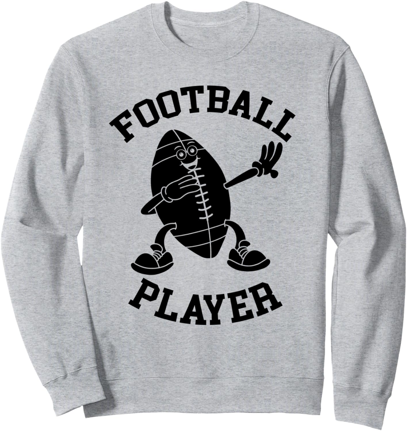

Забавная толстовка с футбольным мячом для футболиста Funny Football Designs, серый