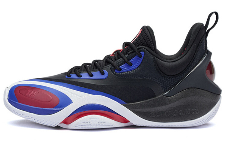 

Баскетбольные кроссовки Basketball Shoes Men Low-Top Black/Blue 361°