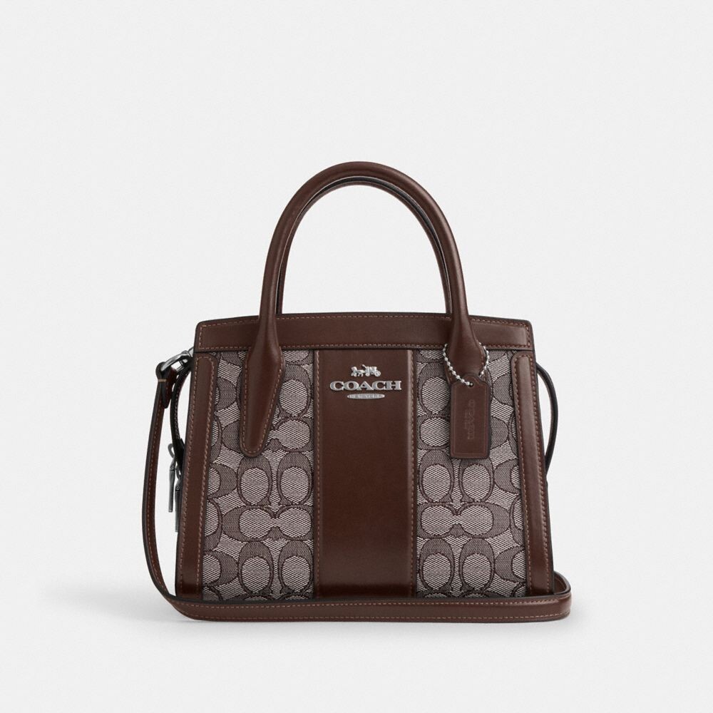 

Сумка COACH Andrea Carryall, цвет Sv/Oak/Maple