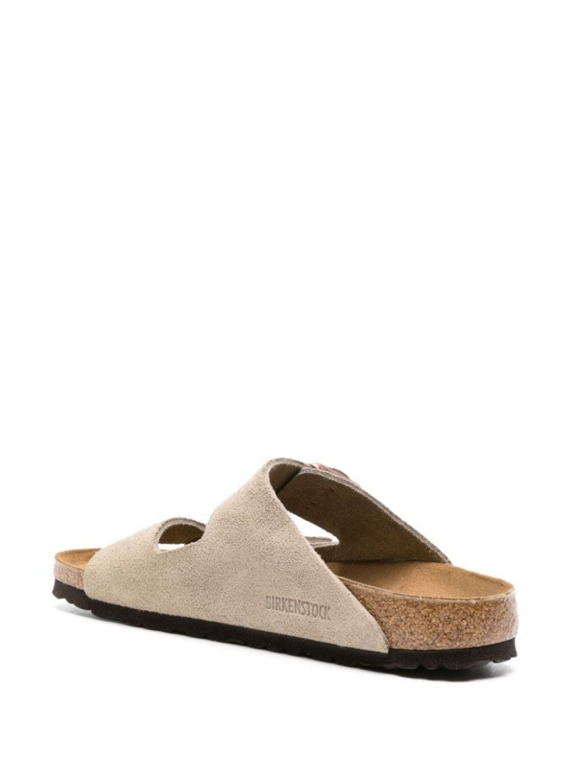 Сандалии Birkenstock Arizona Suede Leather узкие, бежевый — фото 3