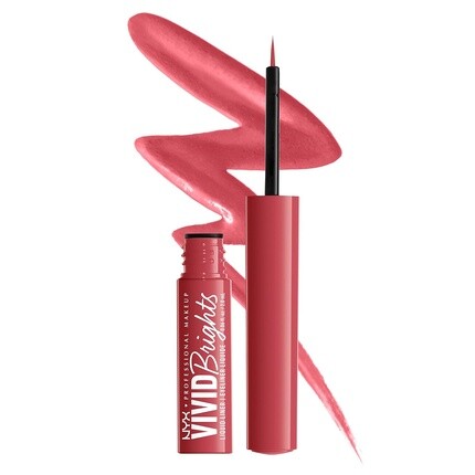 

NYX PROFESSIONAL MAKEUP Vivid Brights Liquid Liner Устойчивая к размазыванию подводка для глаз с точным кончиком — красный 04