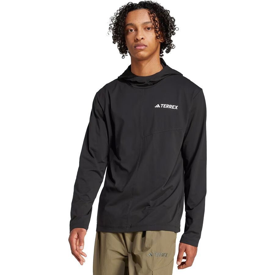 

Футболка Adidas TERREX Multi Hooded Long-Sleeve Adidas TERREX, Black, Черный, Футболка Adidas TERREX Multi Hooded Long-Sleeve Adidas TERREX, Black