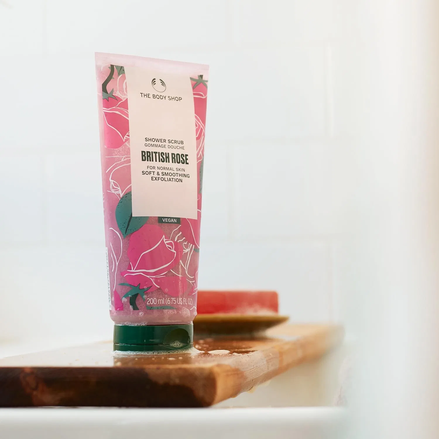 Скраб для тела The Body Shop British Rose 200 мл — фото 3