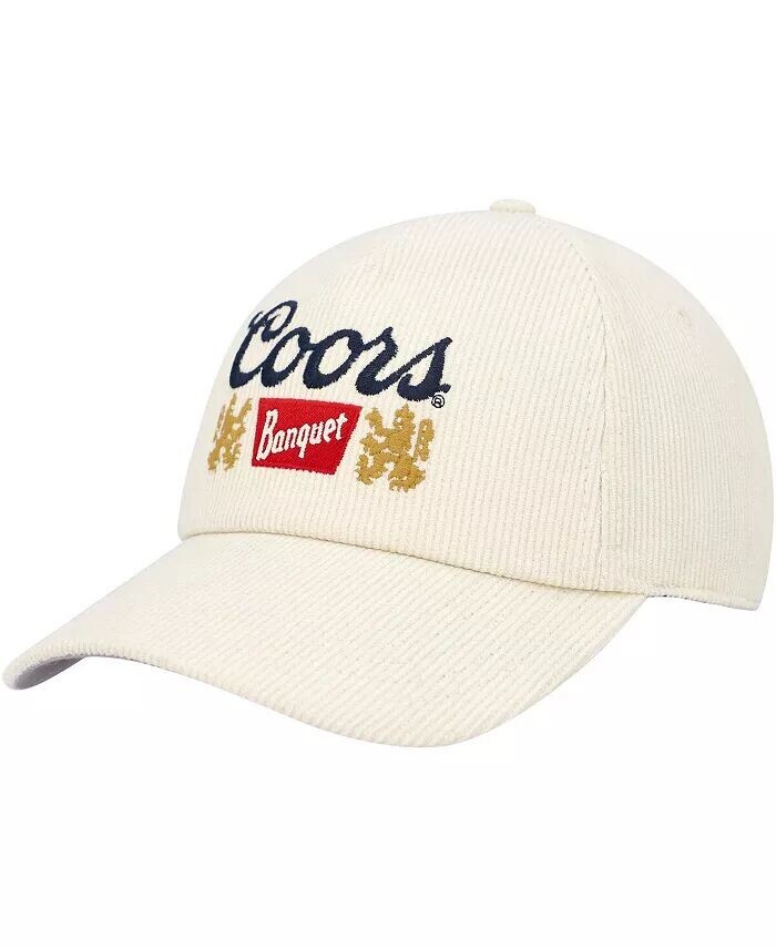 

Мужская вельветовая регулируемая шляпа кремового цвета Coors Roscoe American Needle, слоновая кость/кремовый