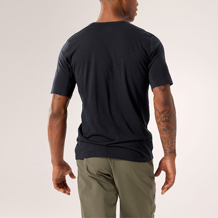 Футболка мужская Arcteryx Ionia Merino Wool Series, черный — фото 3