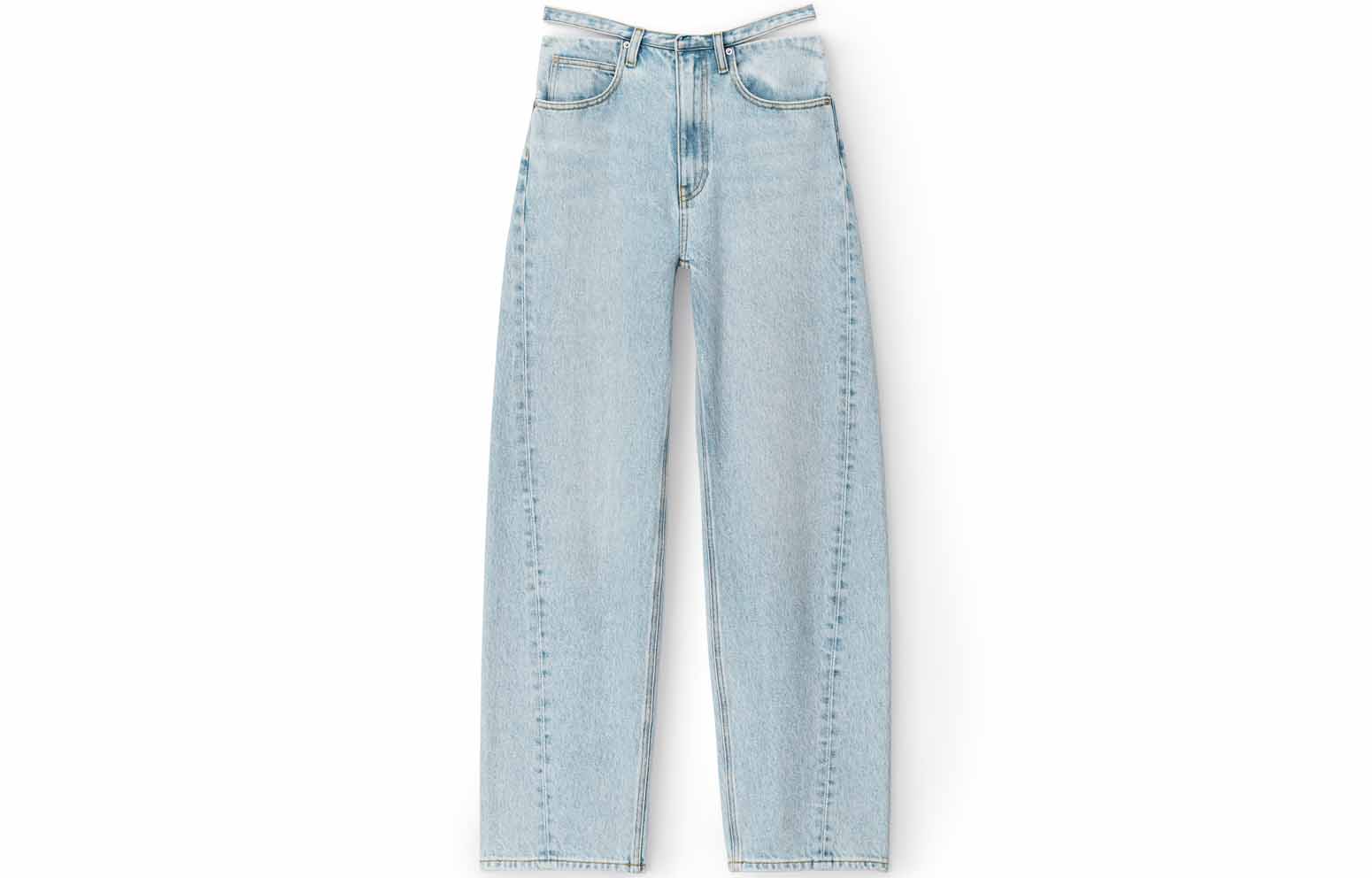 

SS24 Джинсы женские голубые Alexander Wang