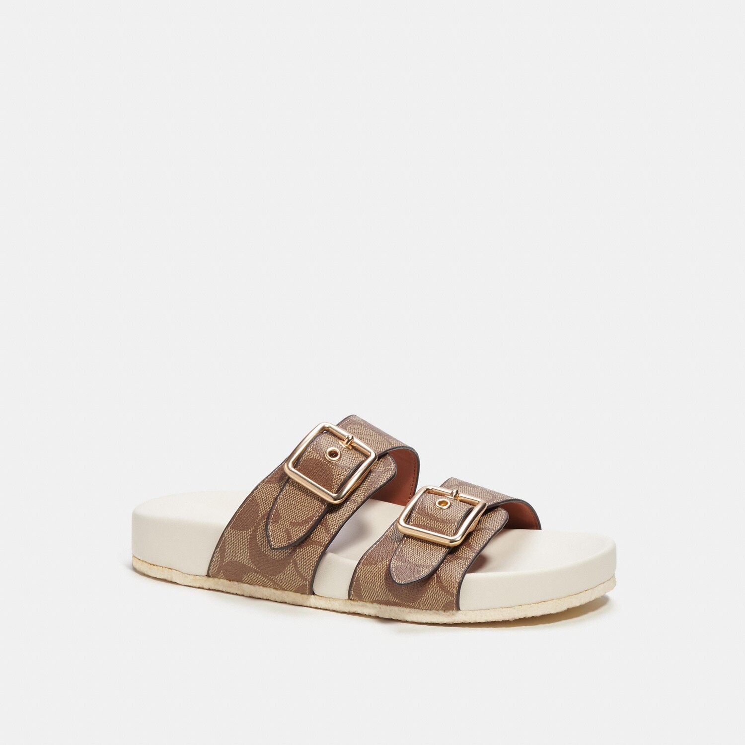 

Сандалии Coach Outlet Allanah из парусины Signature, цвет Khaki/Chalk