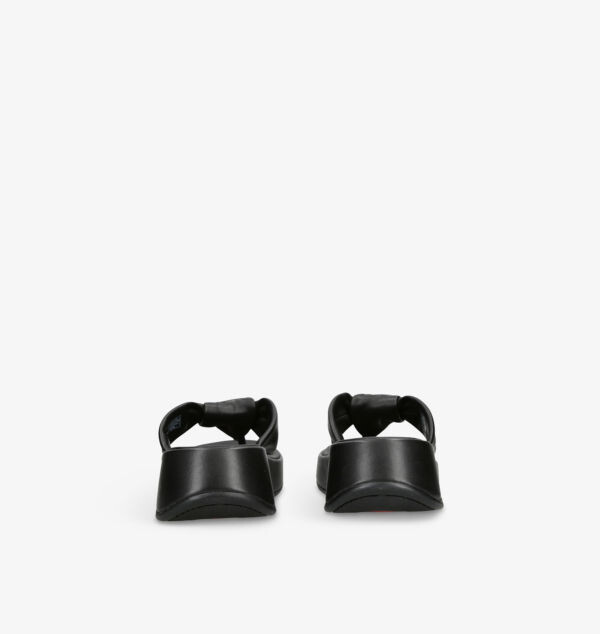 Сандалии из кожи с узлом F-Mode Fitflop, черный — фото 4