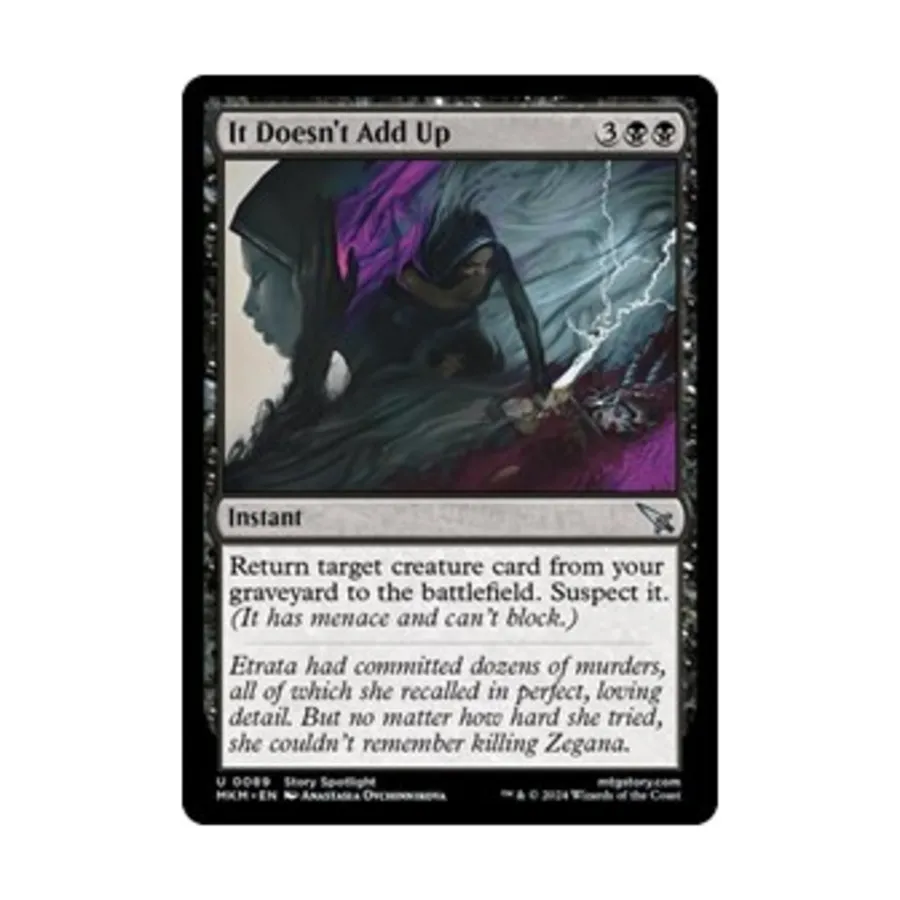 

CCG Ничего не складывается (U), MTG - Murders at Karlov Manor