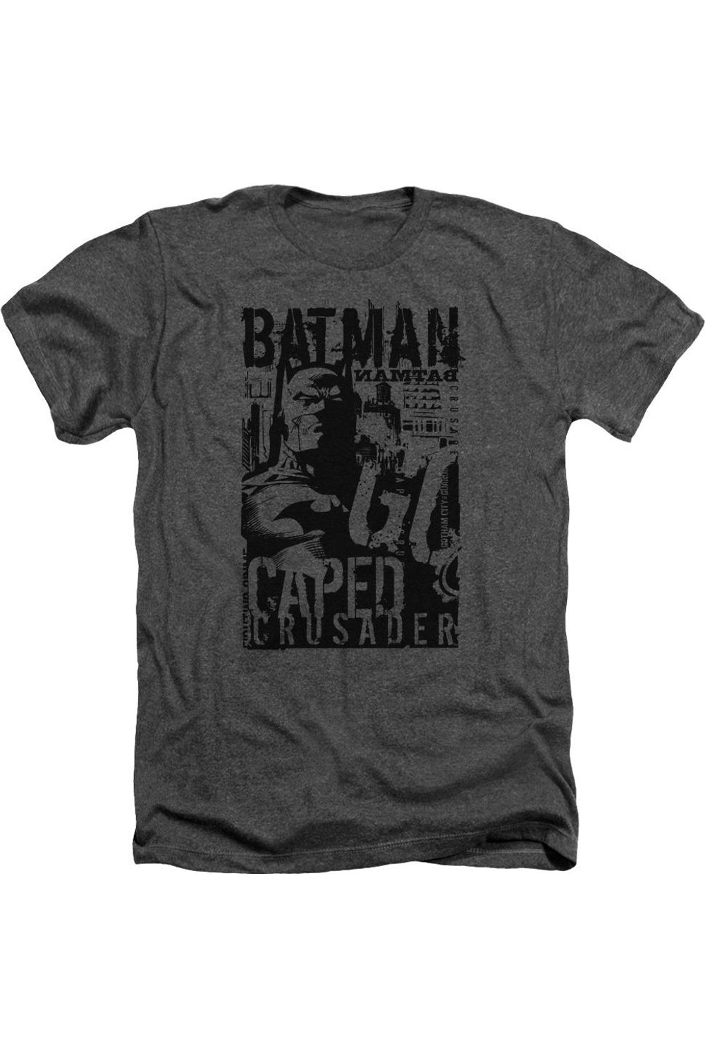 

Футболка / футболка Batman Caped Crusader для взрослых Heather Gildan, цвет charcoal