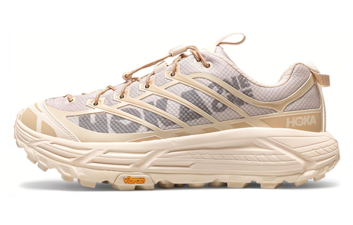 Mafate Three2 Яичный Ликер Песчаные Дюны HOKA ONE ONE, Бежево-Желтый