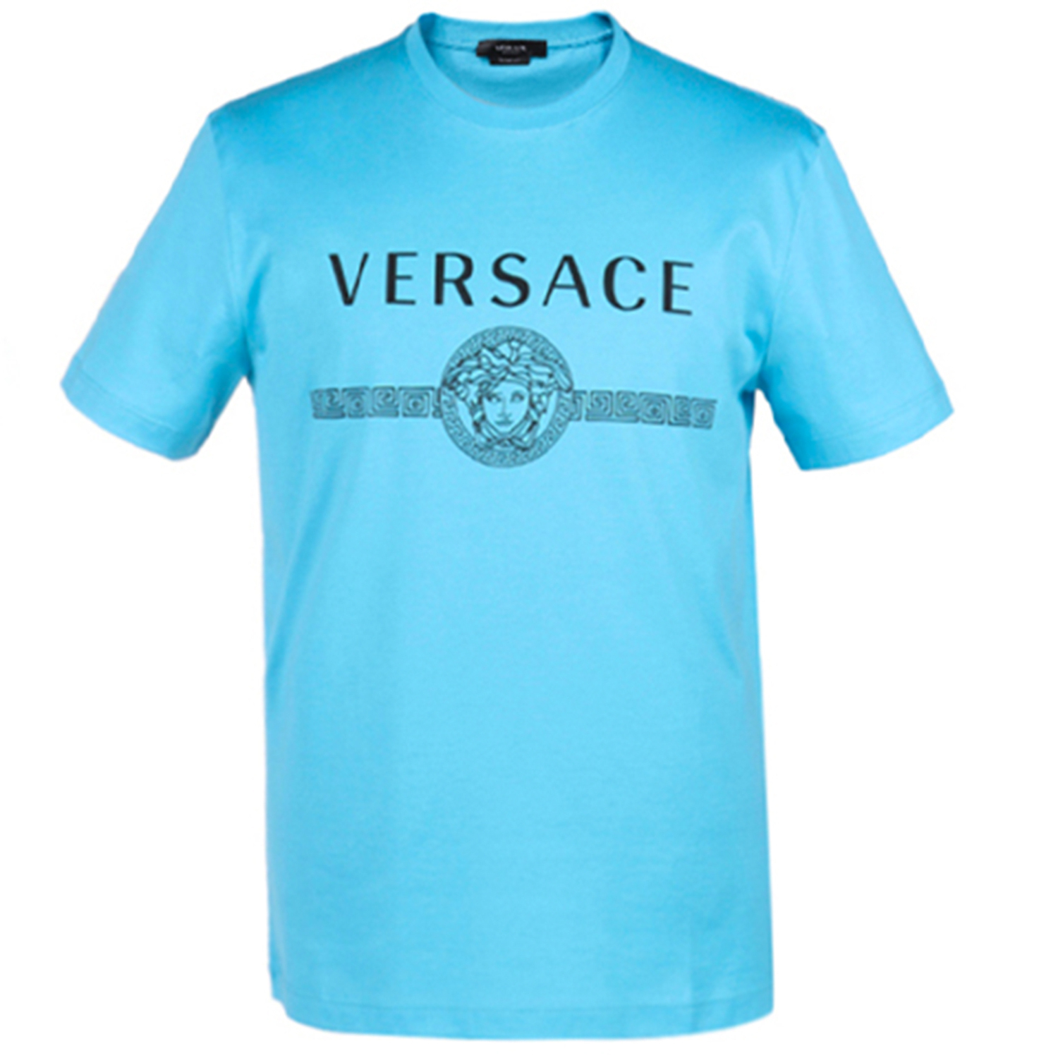 

Футболка мужская небесно-голубая VERSACE