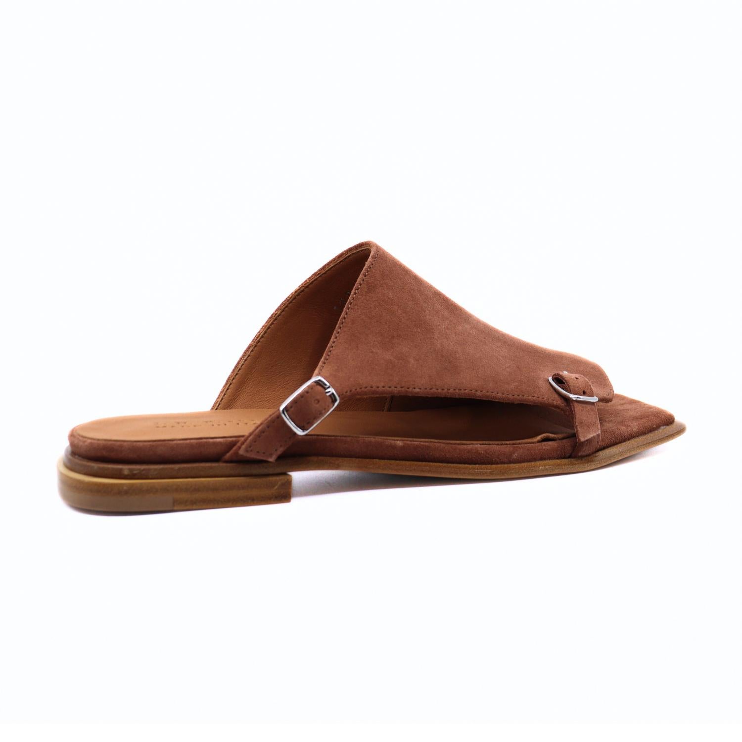 Women Pellame Cuoio Sandals In Brown I.N.K. Shoes — фото 3