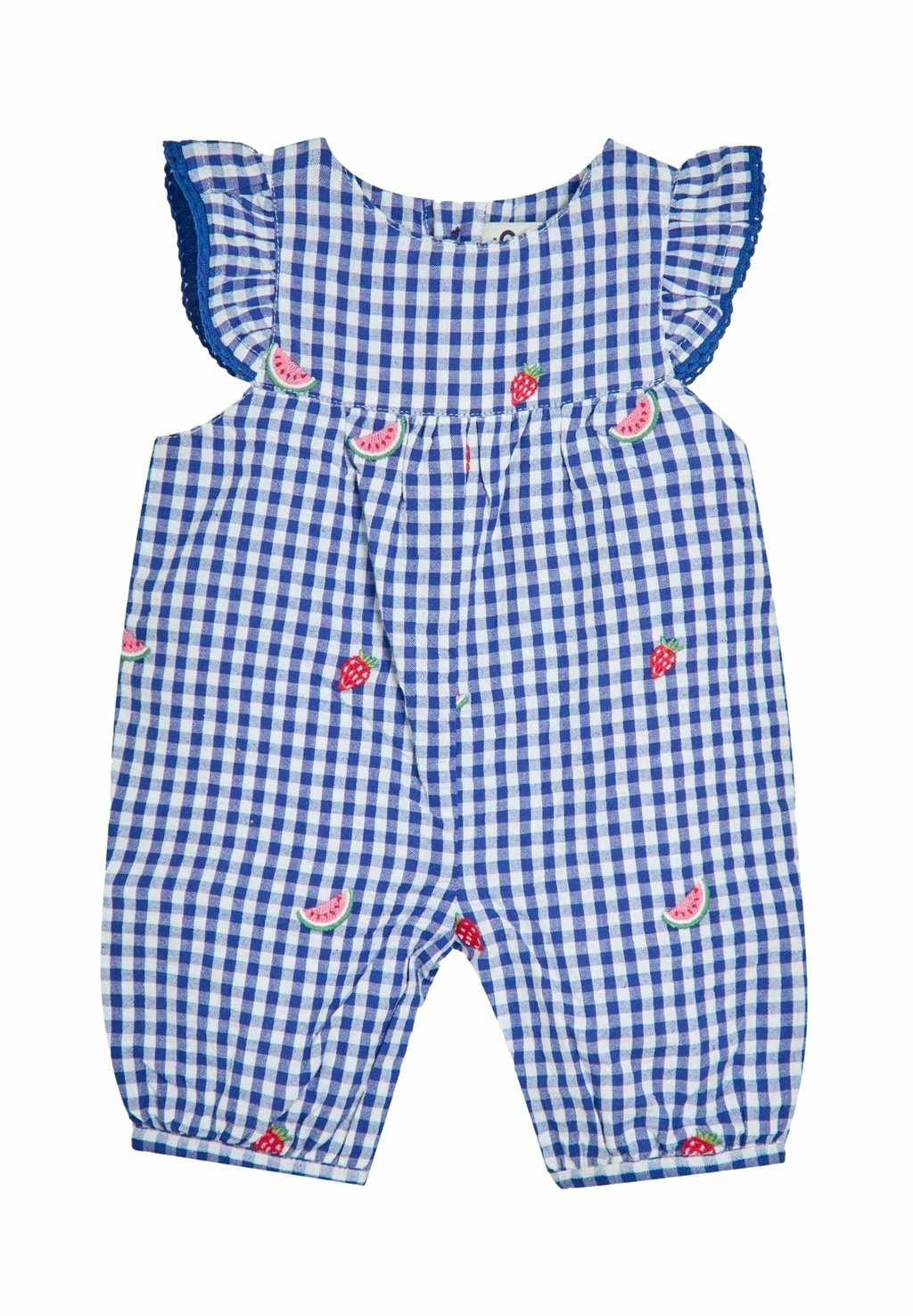 

Комбинезон REGULAR FIT-PRETTY RUFFLE EMBROIDERED JoJo Maman Bébé, синий