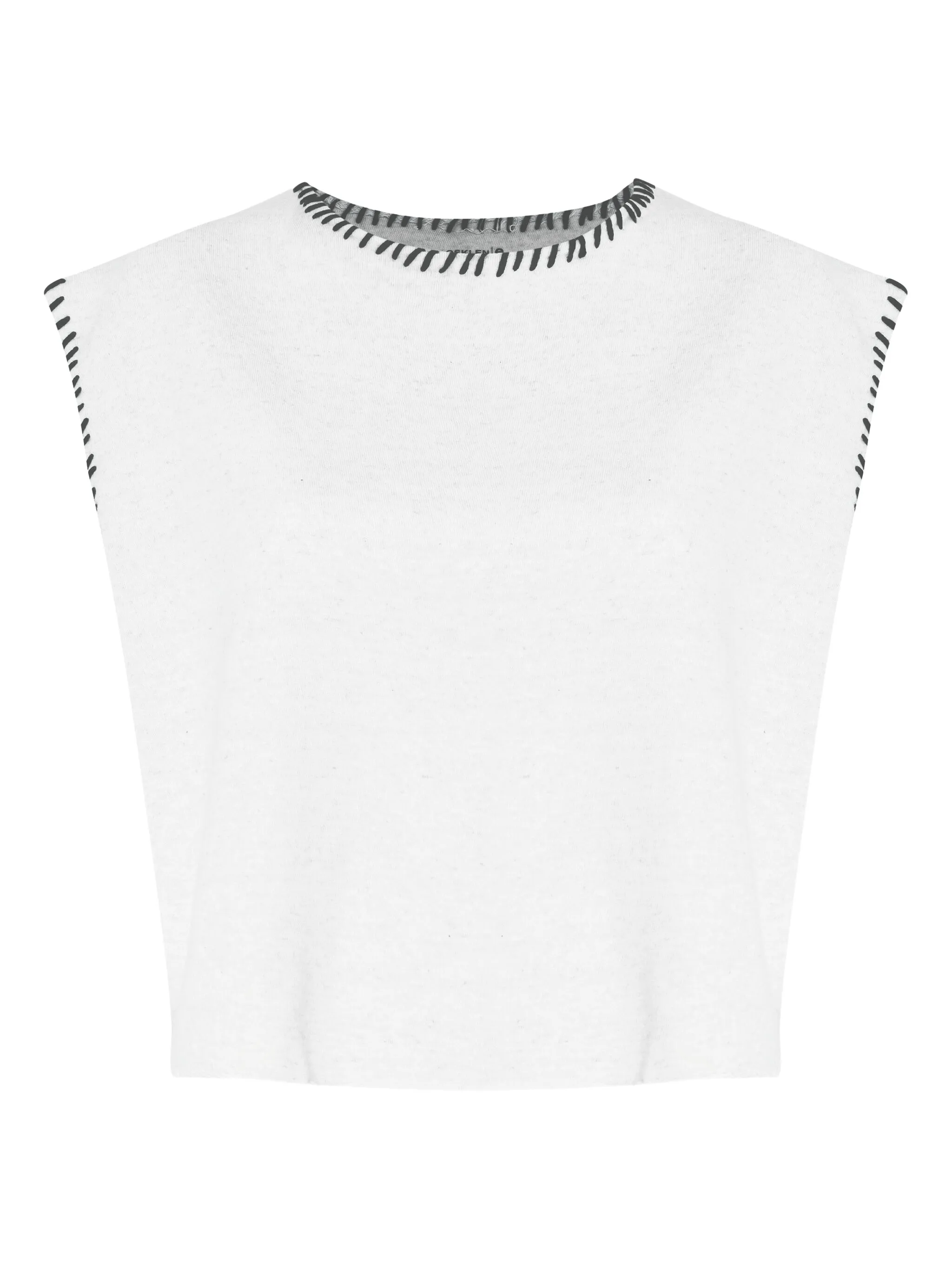 

Топ с контрастной строчкой Osklen, белый