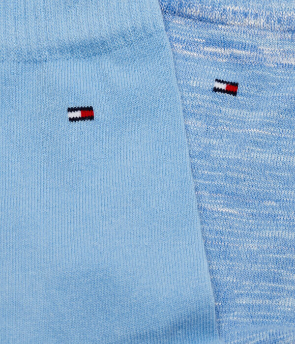 Носки женские Tommy Hilfiger из вискозы 2 пары, голубой — фото 4