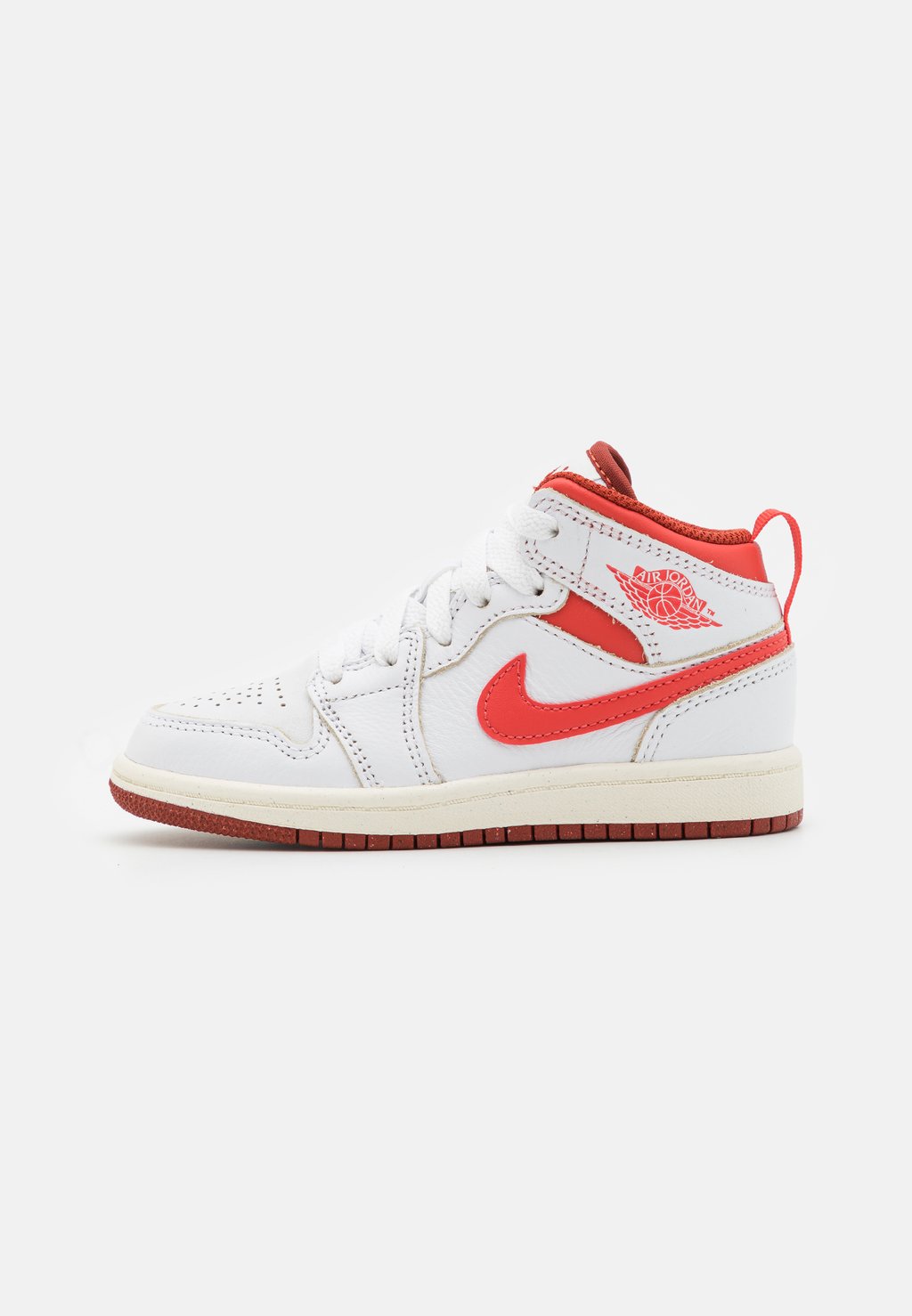 

Баскетбольные кроссовки Jordan 1 Mid Se Unisex Jordan, цвет white/lobster/dune red/sail