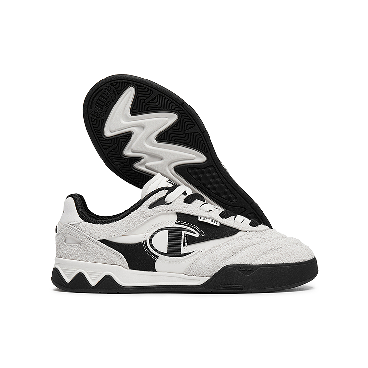 Champion Тканые тренировочные туфли для развития баланса Low Top скейтбордские мужские молочно-белый/черный - молочно-белый/черный, цвет Milk White/Black — фото 4