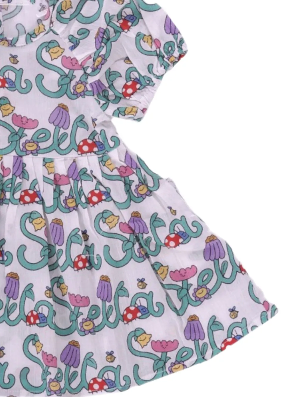 Комплект Stella Vine из платья и блумеров Stella Mccartney Kids, фиолетовый — фото 3