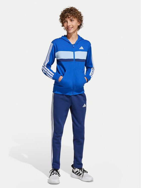 Спортивный костюм regular fit Seasonal Essentials Tiberio 3-Stripes JI6209 Adidas, синий — фото 3