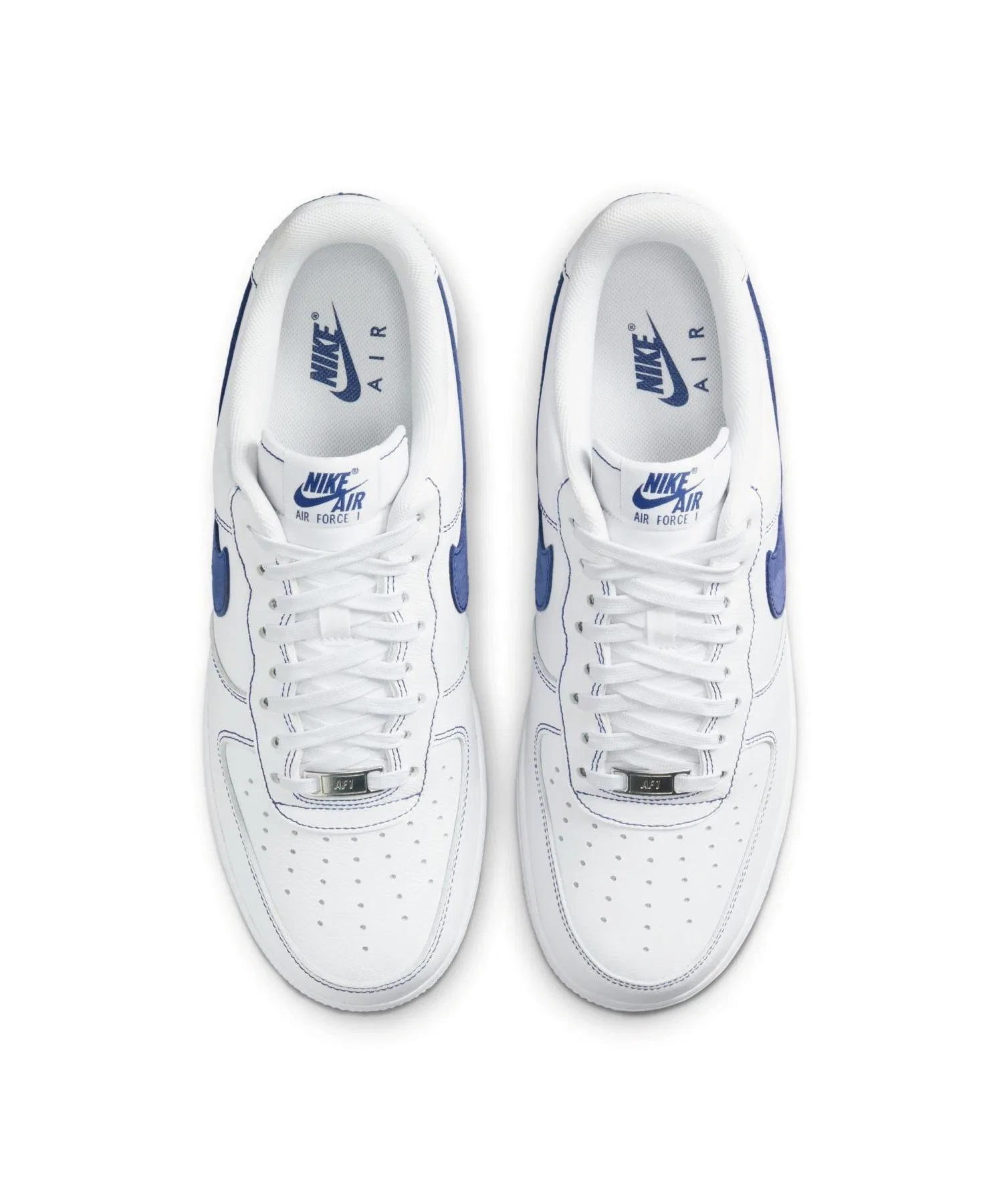 Унисекс кроссовки Nike Air Force 1 '07 LV8 из натуральной кожи белые — фото 4