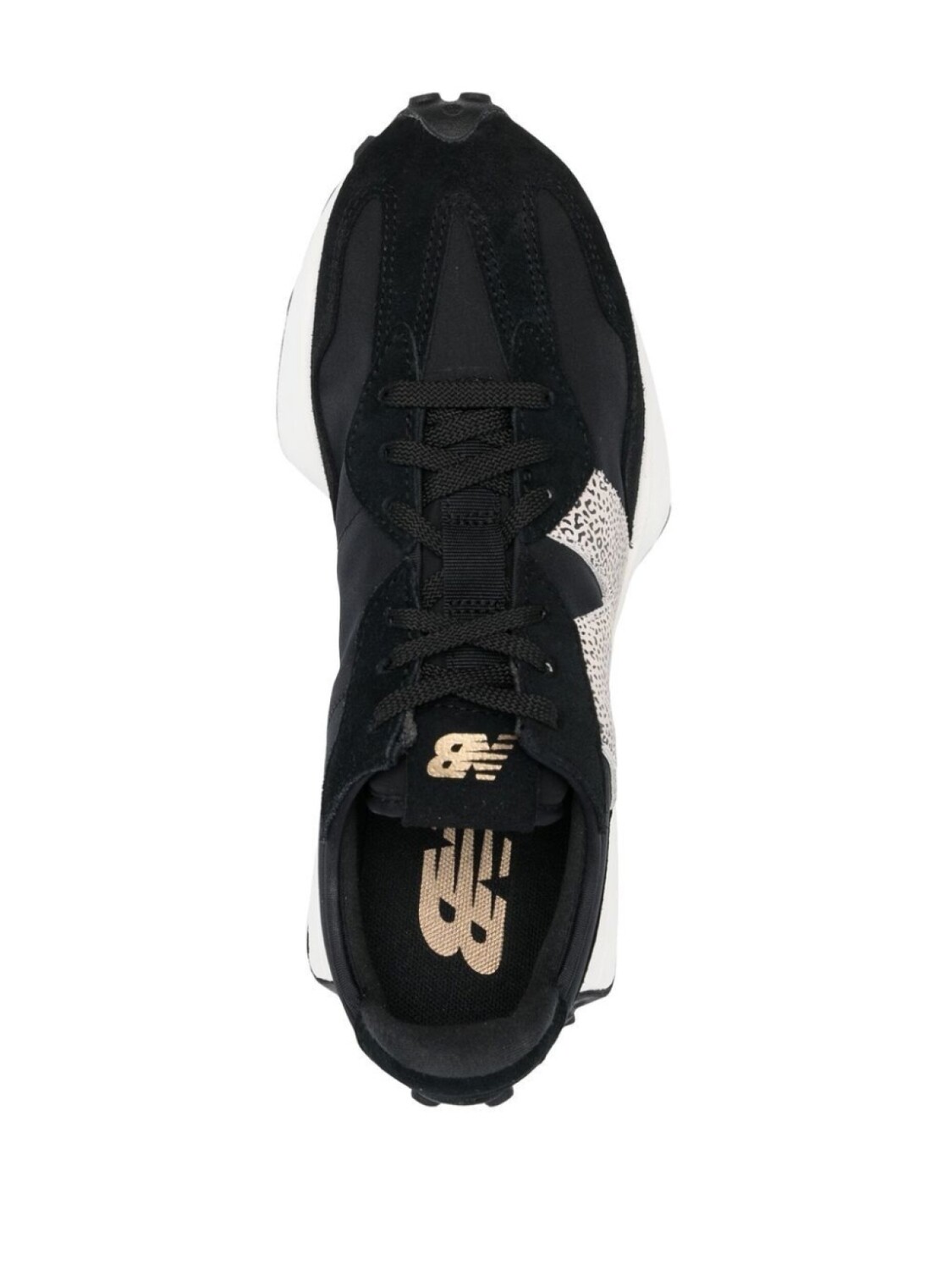 New Balance кроссовки 327 Moombean Leopard, черный — фото 4