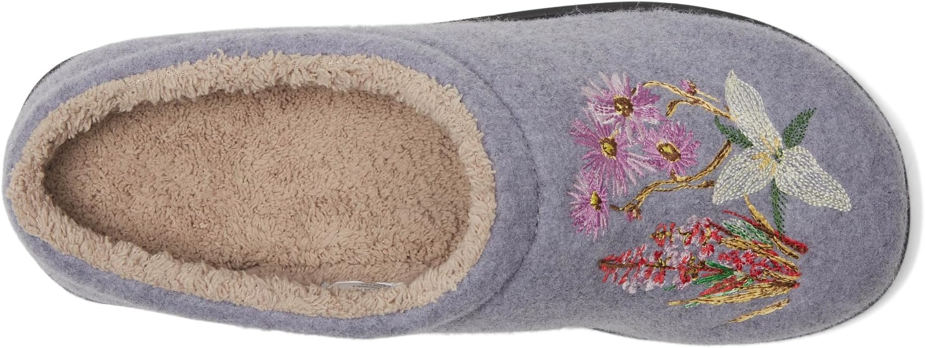 Тапочки L.L.Bean Daybreak Scuff Motif 2, цвет Gray Lavender/Jess Franks Wild Flowers — фото 2