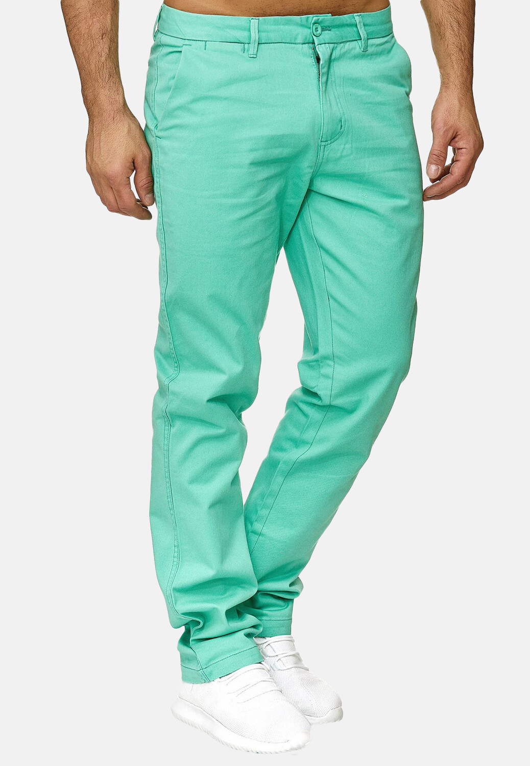 

Брюки чинос Arizona Shopping Hose Jeans Stoff Hose Design, темно зеленый