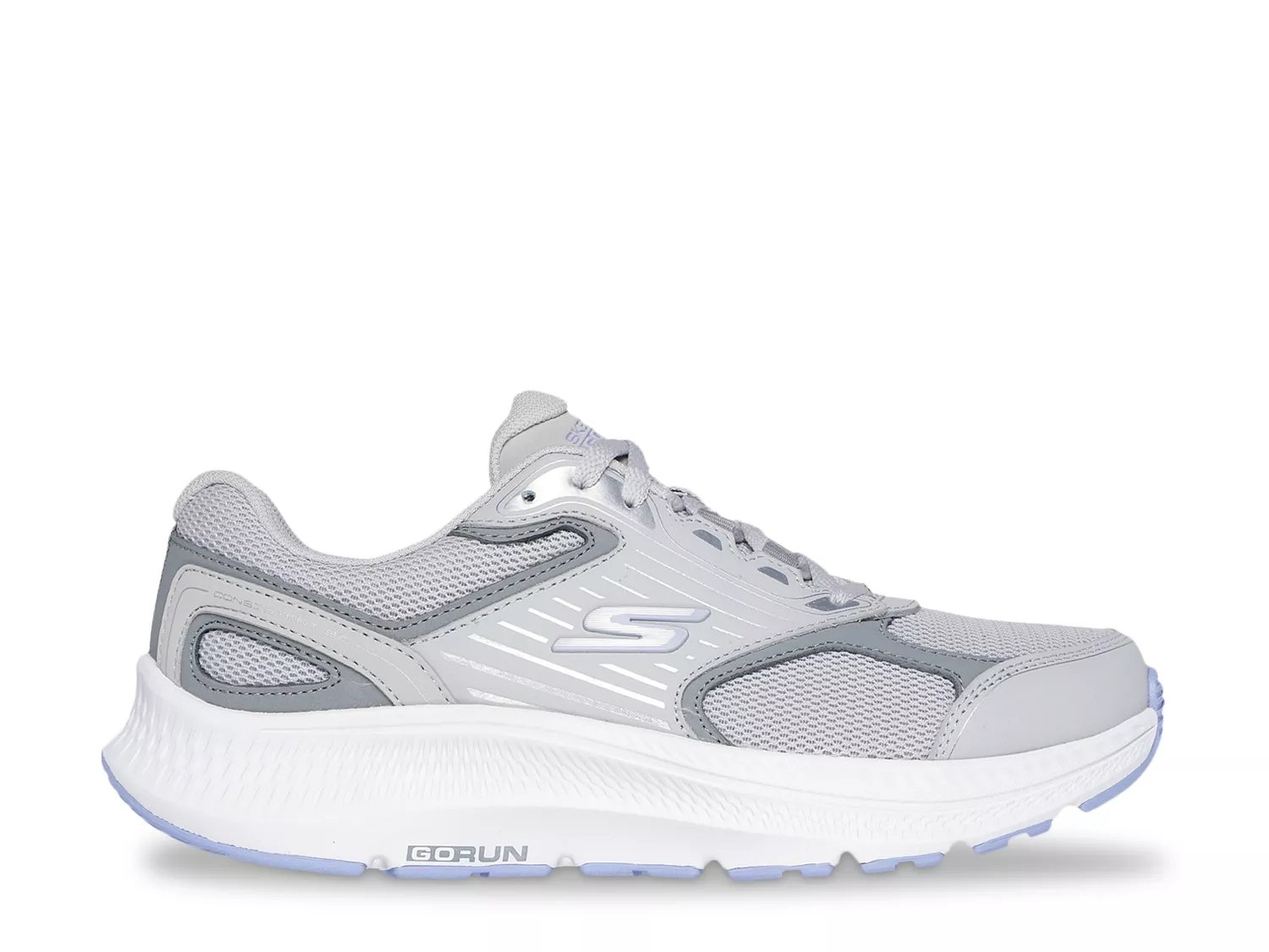 Кроссовки Skechers Go Run Consistent 2.0 Advantage Running Shoe - Women's, серый/фиолетовый — фото 3