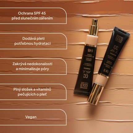 Make-Up CC Me in Honey CC Cream Face Coating Увлажняющий Регулируемое покрытие Dripping Gold — фото 3