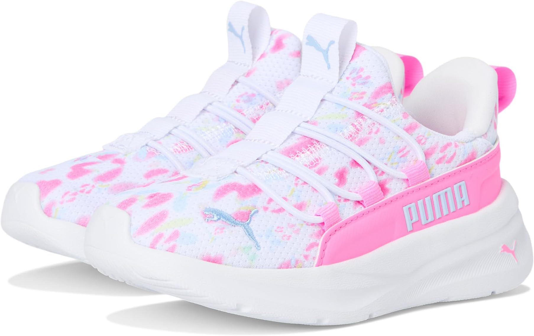 

Кроссовки PUMA Kids Softride One4All Slip-On Shoes, цвет White/Pink Pixel