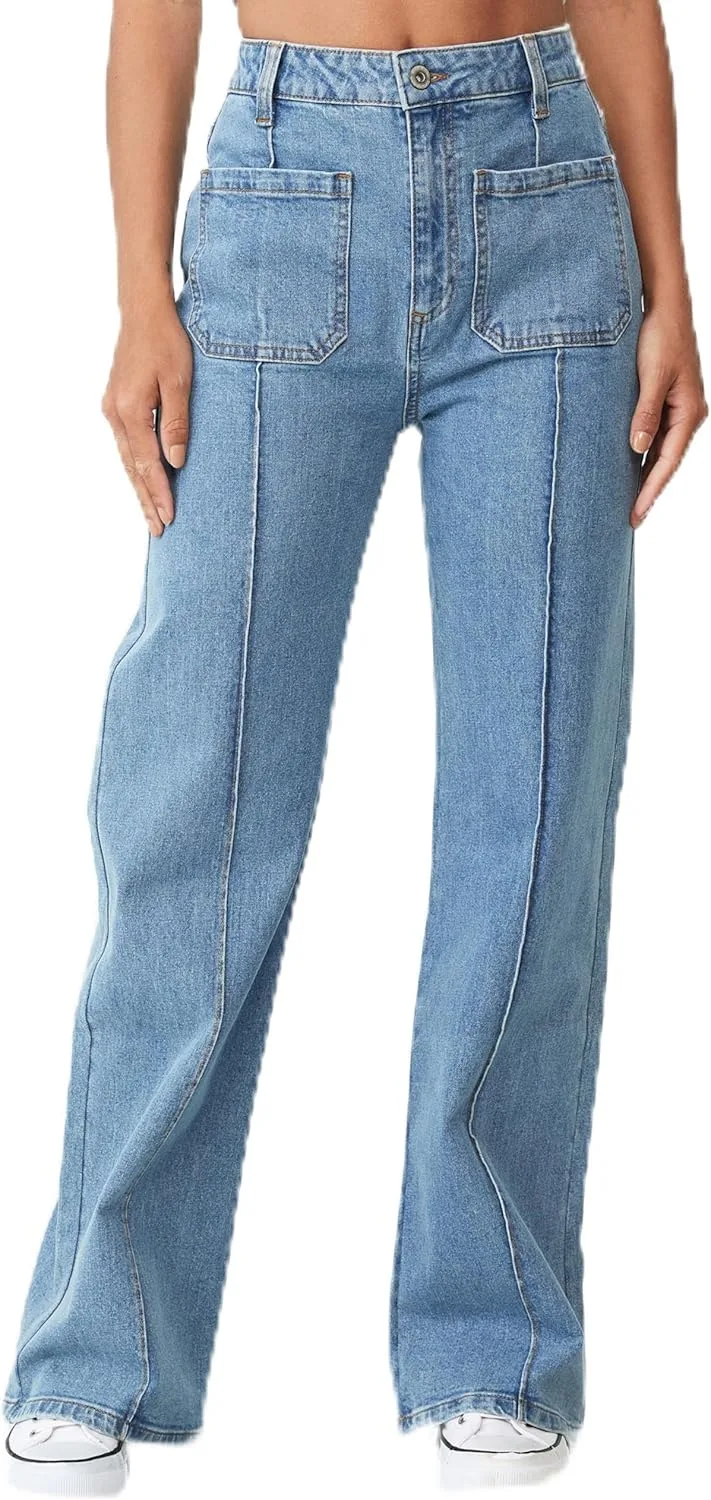 

COTTON ON женские джинсы с карманами и расклешенным низом